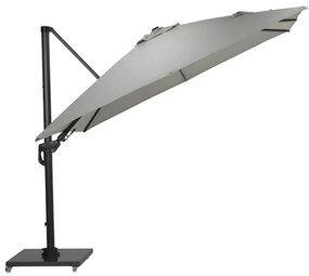 Garden Impressions Zweefparasol Hawaii Deluxe 300x300 - donker grijs - zand