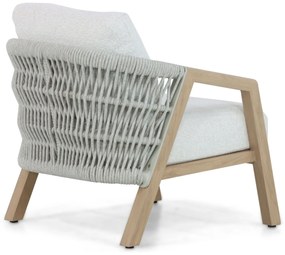 Stoel en Bank Loungeset 5 personen Aluminium Taupe  Santika Furniture Santika