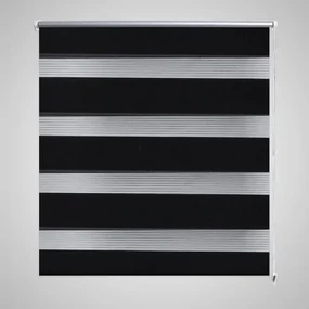 vidaXL Duo Rolgordijn 80x175cm Zwart
