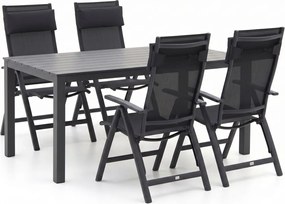 Diningset Bellagio  | 4 personen | Tuinset aluminium | 5-delig | Kees Smit Tuinmeubelen