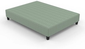 Beklede boxspring met latten