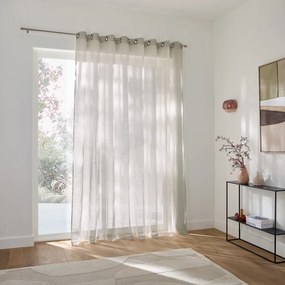 Linnen voile, grote breedte, met oogjes, ONEGA