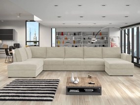 Hoekbank Comfivo Flumen I, Aanwezig, Aanwezig, 370x186x85cm, 157 kg, Poten: Hout