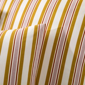 Beddengoedset 30% gerecycled katoen, vierkant kussensloop, DAIRIS