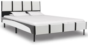 vidaXL Bed met traagschuim matras kunstleer 140x200 cm