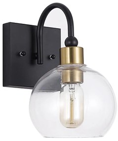Wandlamp black gold APP1580-1W