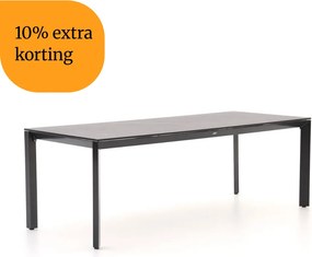 + 10% kassakorting | Tuin eettafel Bellagio | Rechthoekig | Tuintafel Sintered stone | 220x90cm | 6 personen | Kees Smit Tuinmeubelen