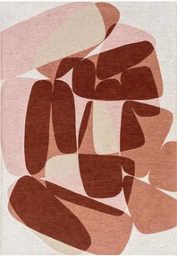 Wasbaar jacquard in- & outdoor vloerkleed Stones