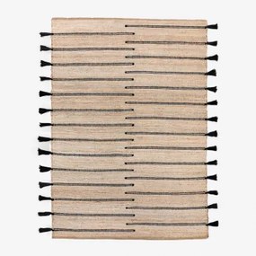 Vloerkleed Van Jute En Plamena Stof 230 X 185 Cm - Sklum