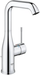 Grohe Essence New L-size wastafelkraan met trekwaste chroom