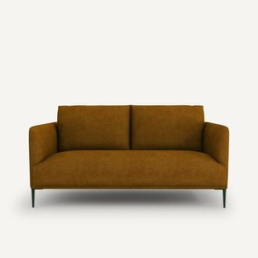 Compacte bank in gemêleerde gevlochten stof, Oscar