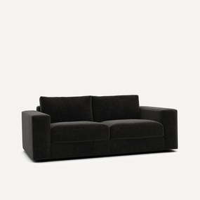 Compacte bank 3-zit in fluweel, Skander