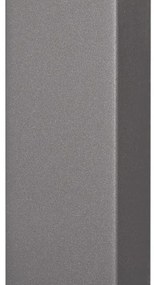 Bruine La Palma terraspergola 3x4m met Garden Point gordijnen