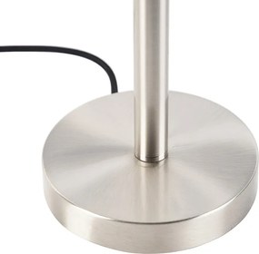 Tafellamp staal met groene kap 25 cm - Simplo