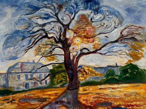 Kunstreproductie The Oak, Edvard Munch