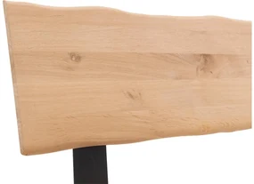 Goossens Bedframe Slade, Bedframe 180 x 200 cm hoofdbord organisch