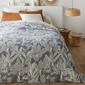 Beddensprei in jacquard, omkeerbaar, Siamang