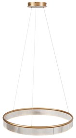 Moderne hanglamp messing 78cm incl. LED 3-staps dimbaar - Anello Chandelier