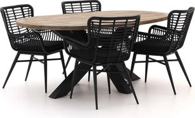 Diningset Intenso | 4 personen | Tuinset teakhout | 5-delig | Kees Smit Tuinmeubelen