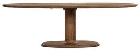Eleonora Coco Bruine Ovale Eettafel 240cm - 240 X 110cm.