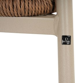 Tuinset 4 personen 160 cm Rope Taupe De Laan Projects