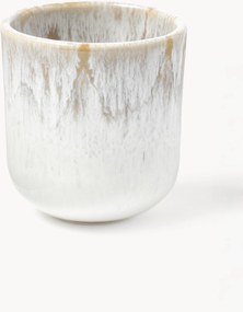 Handgemaakte espressokopje Danza met reactief glazuur, 4 stuks