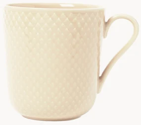Porseleinen theepot Rhombe met structuurpatroon, 1.9 L