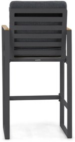 Barstoel Aluminium Grijs-antraciet Lifestyle Garden Furniture Faro