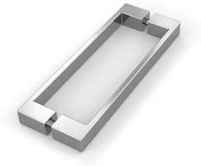 van Rijn ST02 hoekcabine 68x60cm met draaideur chroom