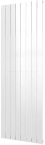 Plieger Cavallino Retto designradiator verticaal enkel middenaansluiting 1800x602mm 1205W wit