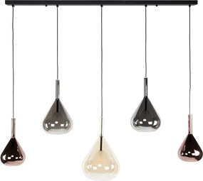 Hanglamp Met Druppelvormige Glazen