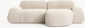 Modulaire bouclé hoekbank Wolke (3-zits)