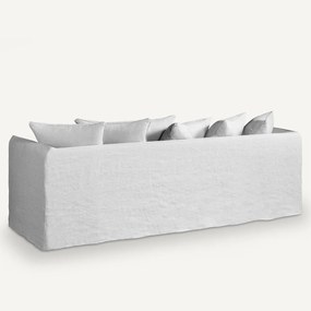 Bankhoes in gekreukt linnen Néo Chiquito