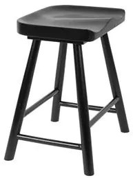 House of Rebels Kruk - 46 cm - Nienke - Zwart - Eiken - House of Rebels