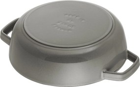 Staub Braisers Sauteerpan Chistera 28 cm / 3,7 l, Grafietgrijs - Braisers - Staub