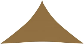 vidaXL Zonnezeil 160 g/m² 5x5x6 m HDPE taupe