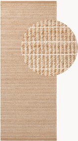 Handgeweven jute loper Birka
