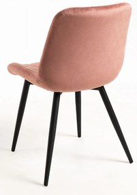 Set 4 Min Fluwelen Stoelen