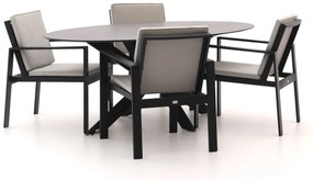 Diningset Bellagio  | 4 personen | Tuinset sintered stone | 5-delig | Kees Smit Tuinmeubelen