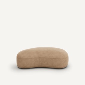 Poef van stonewashed fluweel, ROSEBURY, ontwerp Emmanuel Gallina