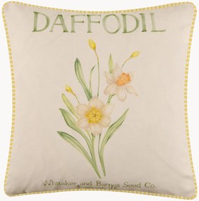 Outdoor kussen Daffodil met handbeschilderd motief