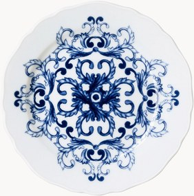 Porseleinen dessertborden True Blue, 6-delig