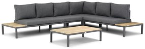Platform Loungeset Aluminium Grijs 6 personen Lifestyle Garden Furniture Palm Beach