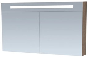 Sanituba Spiegelkast Double Face 120cm Donker eiken