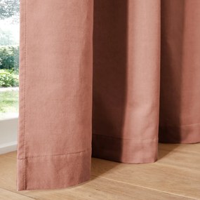 Fluwelen gordijn afgewerkt met verdekte lussen, Velvet