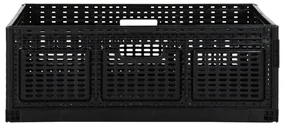 vidaXL Vouwkrat 46 L 60x40x22 cm zwart