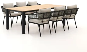 Hartman Winston 220cm dining tuinset 7-delig stapelbaar