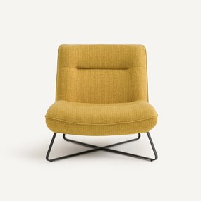Fauteuil in gestructureerde polypropyleen stof Helma