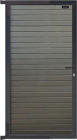 Tuindeur aluminium Dark Line Rhombus antraciet (90 x 180 cm) incl. beslag