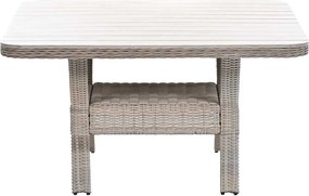 Garden impressions Nova lounge tuintafel 126,5x126,5 cm - light teak vironwood